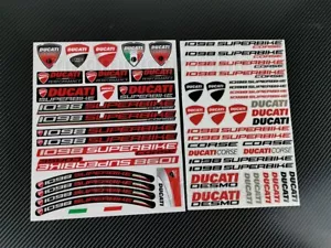 decalcomanie moto carenatura adesivi laminati per Ducati 1098 Superbike - Foto 1 di 6