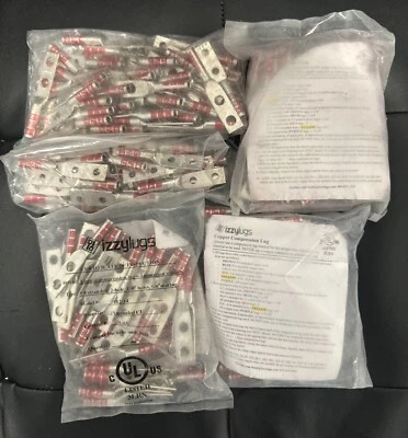 Big LOT Izzy lug i22-14r 2 STR 2 hole 1/4” hole space Copper 3LRN 228pcs - Image 1 of 3