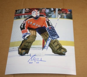 Edmonton Oilers GRANT FUHR #31 HANDSIGNIERT signed 8x10 FOTO POSE 2 - Bild 1 von 1
