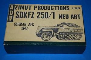Azimut Productions - Sd.Kfz.250/1 Neu Art German APC 1943 scala 1/35 - Foto 1 di 1