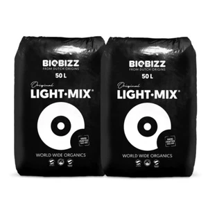 BioBizz Light Mix 100L organisches Pflanzensubstrat Perlite leicht gedüngt 2x50L - Bild 1 von 1