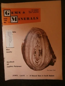 GEMS & MINERALS August 1964 - Picture 1 of 1