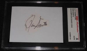 Chicago Cubs HOF Ron Santo (d.10) Signed Mounted Cut 3x4 Autograph SGC Slabbed - Picture 1 of 1