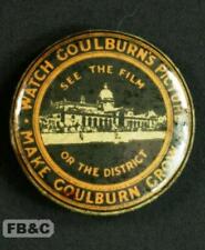 c1924 Make Goulburn Grown Film Pin Badge - See The Film or The District