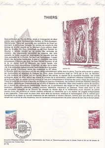 Document Philatélique 1er Jour 37 1976 Thiers - Picture 1 of 1