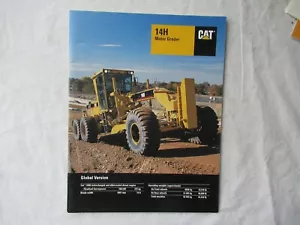 1998 CAT Caterpillar 14H brochure di vendita livellatore motore 20 pagine - Foto 1 di 8