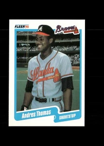 1990 Fleer - #597 Andres Thomas - Picture 1 of 2