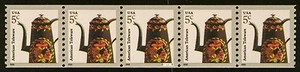 #3612 5c American Toleware, PNC S1111111, neuwertig ** ALLE 5 = KOSTENLOSER VERSAND ** - Bild 1 von 1