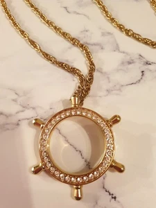 Kette 80 cm mit Anhänger ...und Lupe  -  Modeschmuck - Bild 1 von 4