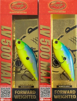 (ЛОТ ИЗ 2) ПРИМАНКАLUCKY CRAFT LV-MAX 500 3/4 УНЦИИ LV500-155 ТРЕСНУВШИЙ СИНИЙ E4302 - Изображение 1 из 3