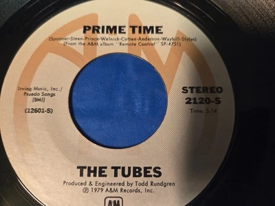 THE TUBES - NO WAY OUT / PRIME TIME - 7" VINYL SINGLE - Image 1 of 3