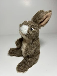 Folkmanis MINI JACK CONIGLIO Peluche pupazzo dito 6" marrone coniglietto pasquale storie - Foto 1 di 9