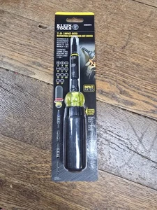 🛠 Klein Tools 32500HDRTG Impact Rated Ratcheting Screwdriver/Nut Driver 11-In-1 - Picture 1 of 7
