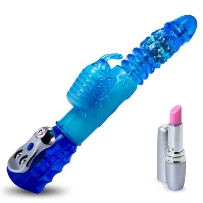 Rabbit Vibrator LeLuv Auto-Thrusting and Discreet Lipstick - Image 1 of 4