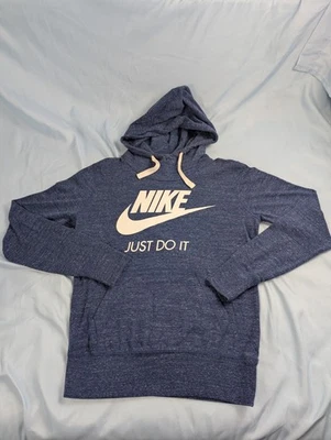 Nike Women's Sweatshirt Hoodie Pullover Fleece Cotton Heathered Purple Medium - Image 1 of 4