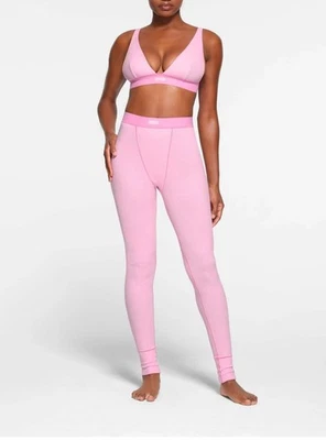 Leggings Skims Algodón Acanalado Chicle Edición Limitada S Foto 1 de 4