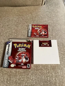 Pokemon Ruby Version Gameboy Advance CIB Complete In Box Manual - Picture 1 of 12