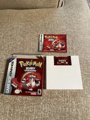 Pokemon Ruby Version Gameboy Advance CIB Complete In Box Manual - Image 1 of 4