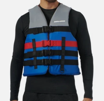 Sea-Doo Navigator Nylon Unisex Life Jacket PFD SIZE: ADULT SMALL 2859747280 - Image 1 of 4
