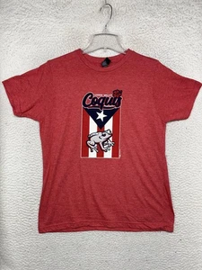 Camicia Lehigh Valley Coquis Iron Pigs donna XL rossa MILB baseball Copa Coqui Frog - Foto 1 di 11