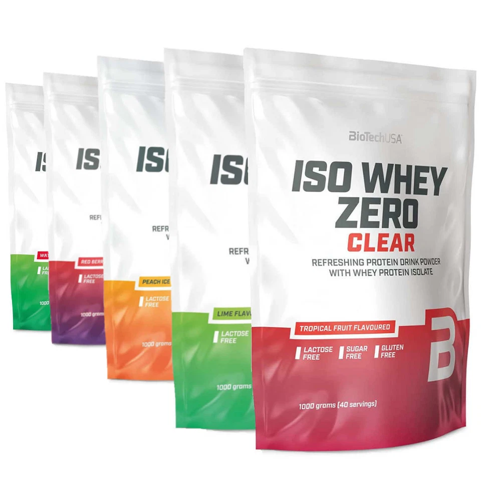 (47,90 EUR/kg) Biotech USA Iso Whey Zero Clear Beutel 1000g Eiweiß Protein - Bild 1 von 1