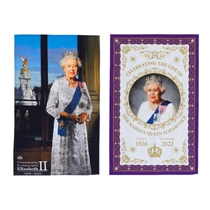 To Celebrate the Life of Queen Elizabeth II 1926-2022 Commemorative Tea Towel - Picture 1 of 3