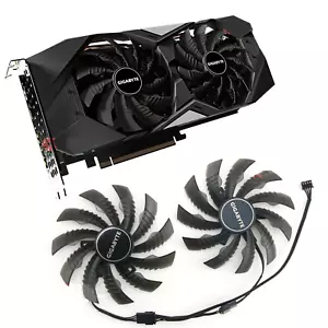 For GIGABYTE GTX1660ti 1660 1660SUPER 1650 PLD10010S12H Graphics Cooling Fan - Afbeelding 1 van 14