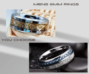 Herrenring 8 mm breit Trendy, Jubiläum, Verlobung - Bild 1 von 10