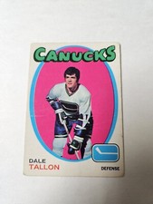1971-72 O-PEE-CHEE HOCKEY #234 DALE TALLON VANCOUVER CANUCKS c