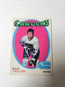 1971-72 O-PEE-CHEE HOCKEY #234 DALE TALLON VANCOUVER CANUCKS c