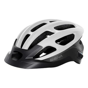 Sena R1 EVO Smart Cycling Helmet (Matte White, Small) - Picture 1 of 9