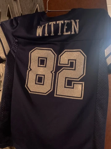 Dallas Cowboys Authentic Jersey Jason Witten Girls youth medium Dallas Cowboys Cover