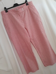 TU Linen Pink Trousers for Women for 