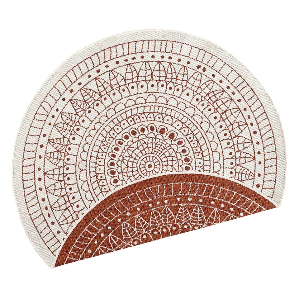 Wendeteppich Rund Porto Creme Terra In- & Outdoor - Bild 1 von 1