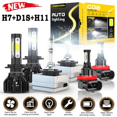 PARA MERCEDES-BENZ S550 2007-2010 LED HID faros de xenón bombillas altas/bajas y antiniebla Foto 1 de 4