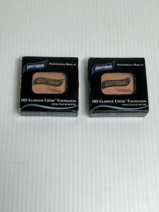 2- Graftobian HD Glamour Crème Foundation Aurora / Cool 30330 1/2 oz Each New. - Picture 1 of 4
