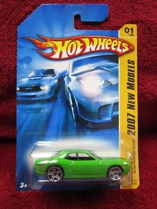NIP Hot Wheels  2007 Dodge Challenger Concept Car Green  2007 New Models - One/1 - Picture 1 of 4