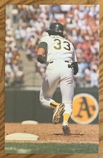 JOSE CANSECO, RARE ! 3 1/2"  x 5 1/2" PHOTO POSTCARD "BARRY COLLA", AMAZING !