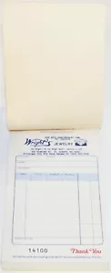 Vintage receipt book WRIGHTS JEWELRY St Joseph Missouri new old stock n-mint - Picture 1 of 4