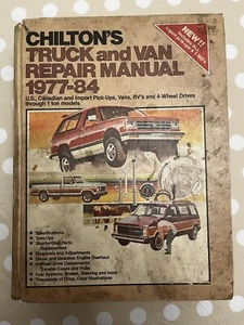 Chilton's 1977-1984 Truck and Van Repair Manual Hardcover Edition #7357 Vintage - Picture 1 of 13