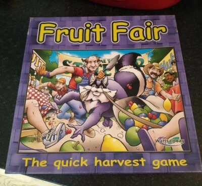 FRUIT FAIR THE QUICK HARVEST GAME COMPLETE LOVELY CONDITION WATTSALPOAG RARE - Image 1 of 4