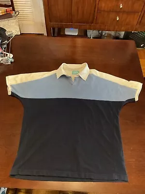 Vintage Original Bench/ Blue Polo Shirt Size Large - Image 1 of 4