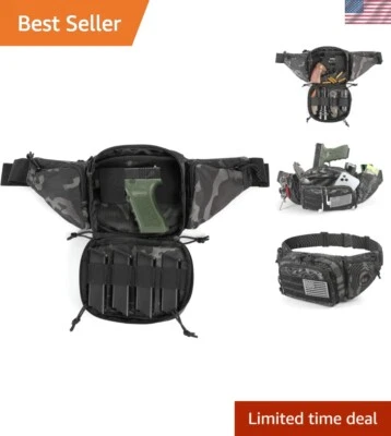 Versatile Concealed Carry Fanny Pack Holster with Multi-Pocket Storage Solutions - Image 1 of 4