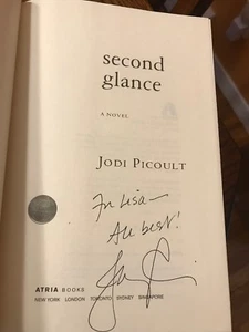 JODI PICOULT SIGNED BOOK - SECOND GLANCE - “TO LISA” HC DJ 1ST ED - Picture 1 of 5