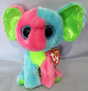 ELFIE the Elephant - Ty 6 " Beanie Boos  NEW with MINT TAGS - Justice Exclusive - Picture 1 of 1