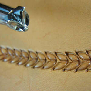 Braid Border Leather Stamp, Leather Stamping Tool, R451