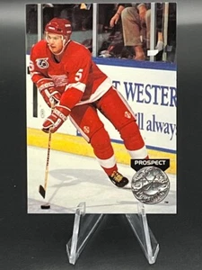 1991-92 Pro Set Pl Prospect #253 Nick Lidstrom Red Wings Rookie Card NM/MT - Picture 1 of 2