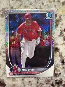 Tarjeta paralela Bowman Mega Insert 2025 Angels Mike Trout #1 - Imagen 1 de 1