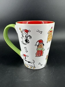 Spectrum Festive Pets Ceramic Christmas Cats & Dogs Coffee / Tea Mug - 16 fl oz - Picture 1 of 8