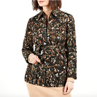 Ted Baker Womens Camo Utility Trench Coat Jacket Size Small Cotton Belted